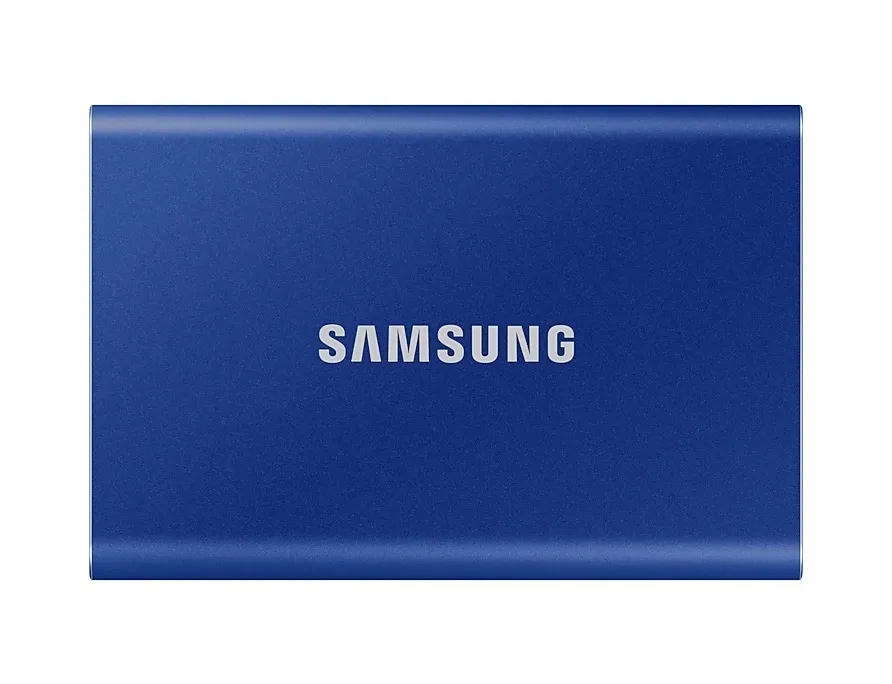 WW_MU-PC2T0H_WW_1 SAMSUNG SSD Külső, 2TB, T7, Kék, USB3.2 - Image 1