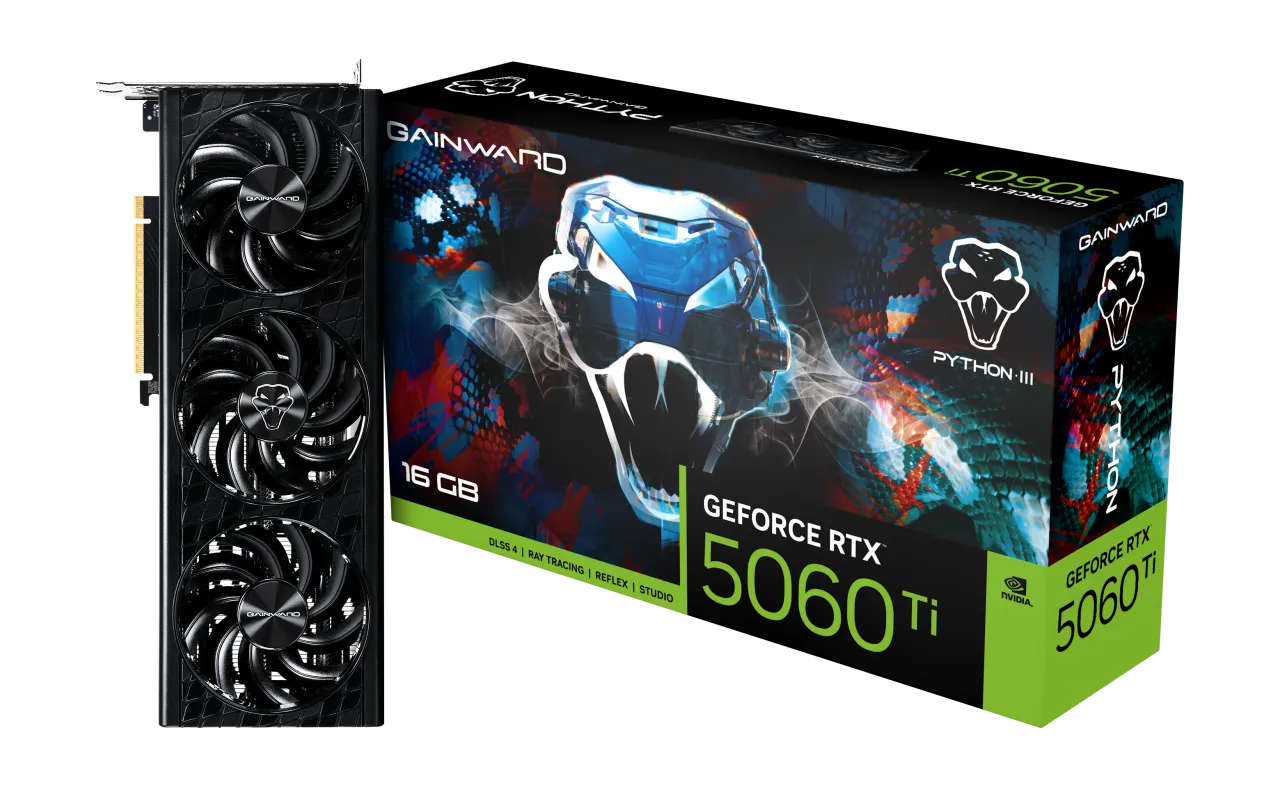 Gainward GeForce RTX 5060 Ti Python III 16GB GDDR7 128bit videokártya