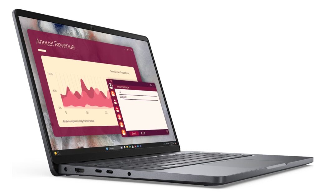 Dell Pro 14 PC14250 notebook FHD+ C5 120U 5.0GHz 16GB 512GB UHD Linux - Image 4