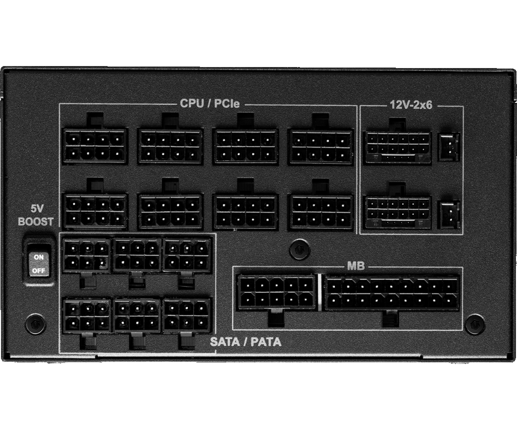 ASRock Phantom Gaming PG-1600G 1600W 80 PLUS Gold ATX3.1 Moduláris Tápegység - Image 4