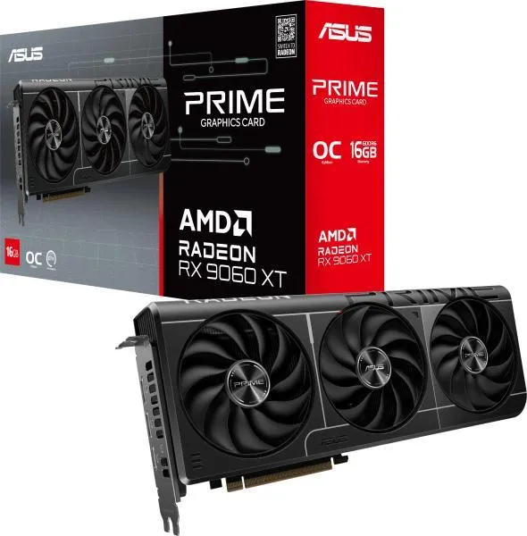 ASUS Prime Radeon RX 9060 XT OC 16GB GDDR6 videokártya