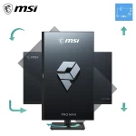MSI Business AIO PRO MAX 27TP Z 8MG-002, 27" FHD Touch, Ryzen 7 255, 16GB, 512GB, INT, NOOS, Black - Image 3