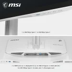 MSI AiO PRO MAX 27TP Z 8MG-003XEU - Ryzen 7 255, 27" FHD, 16GB, 512GB, fehér - Image 6