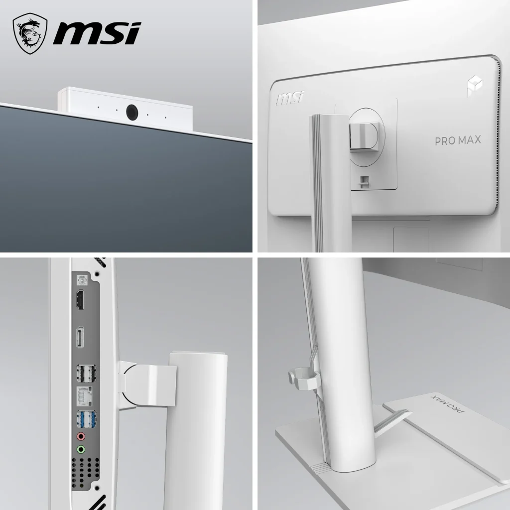 MSI AiO PRO MAX 27TP Z 8MG-003XEU - Ryzen 7 255, 27" FHD, 16GB, 512GB, fehér - Image 4