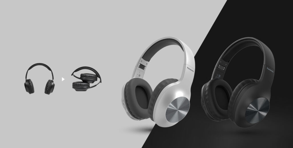 Panasonic RB-HX220BDEK silver over-ear bluetooth ODM - Image 6