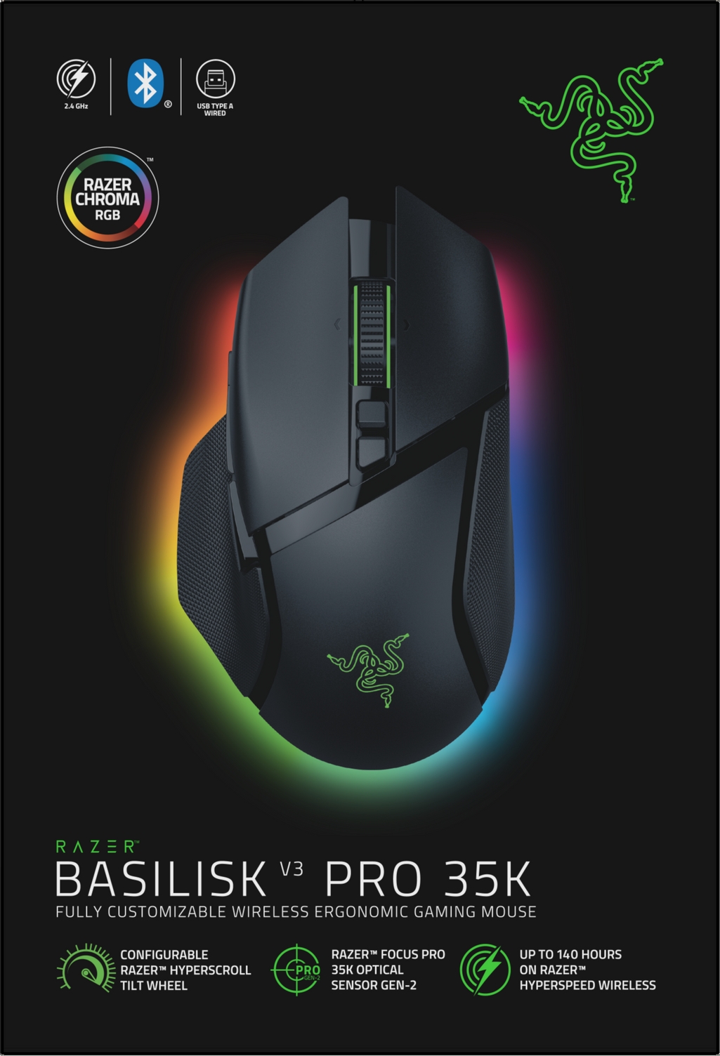 RZ01-05240100-R3G1_RZ01-05240100-R3G1.jpg Razer Basilisk V3 Pro 35K - Black - Image 1