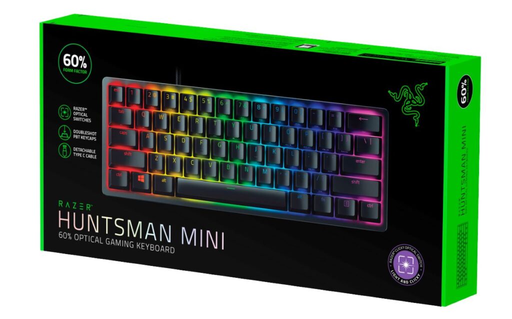 RZ03-03390200-R3M1_1.JPG Razer Huntsman Mini (Red Switch) - US Layout - Image 1