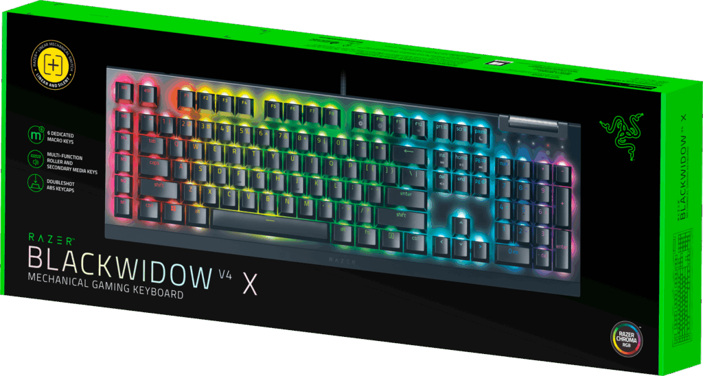 Razer BlackWidow V4 X (Yellow Switch) - US Layout - Image 2