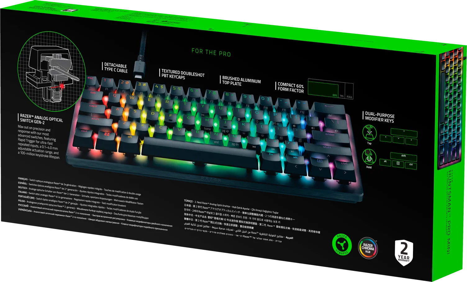 Razer Huntsman V3 Pro Mini - US Layout