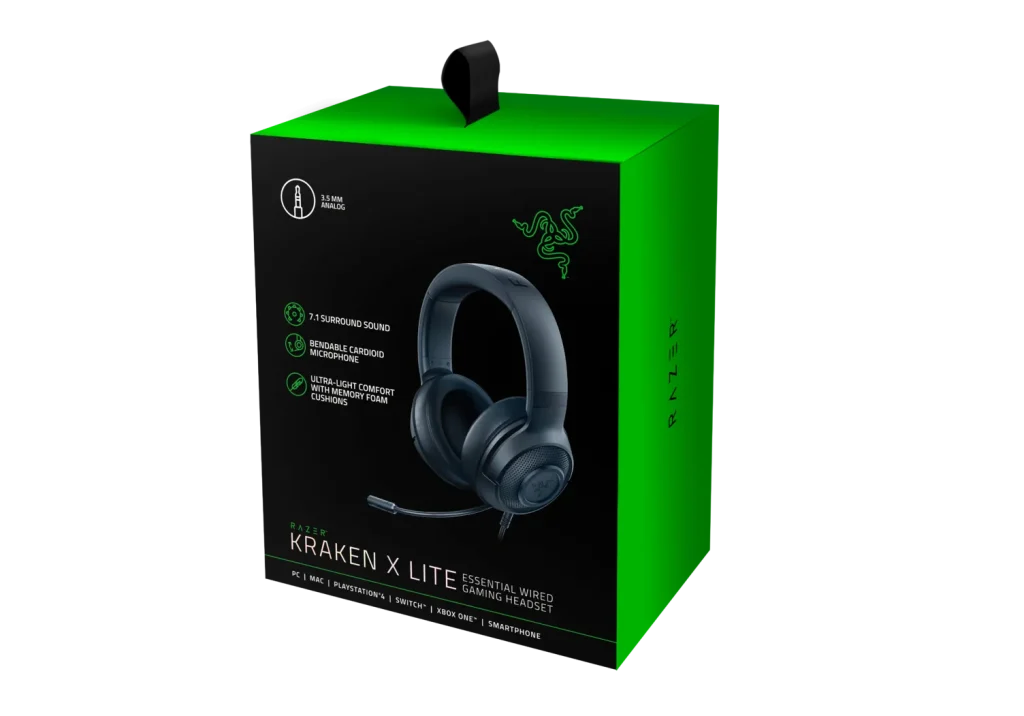 Razer Kraken X Lite Headset Black - Image 11
