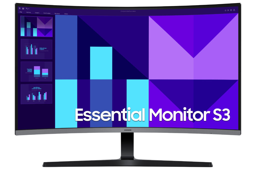 S39GD_001_Front_Black.jpg Samsung LS32D390GAUXEN 32"  M8 VA FHD 100Hz Ívelt Monitor - Image 1