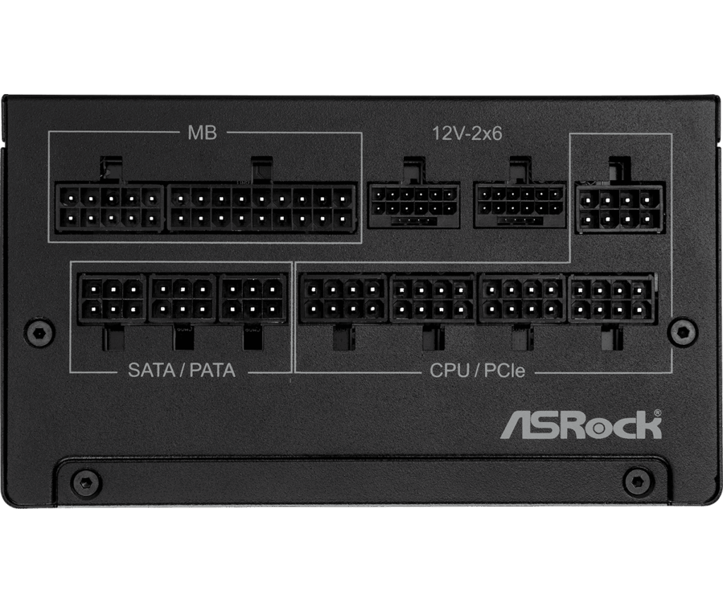 ASRock Steel Legend SL-1200G 1200W 80 PLUS Gold Moduláris Tápegység, fekete - Image 4