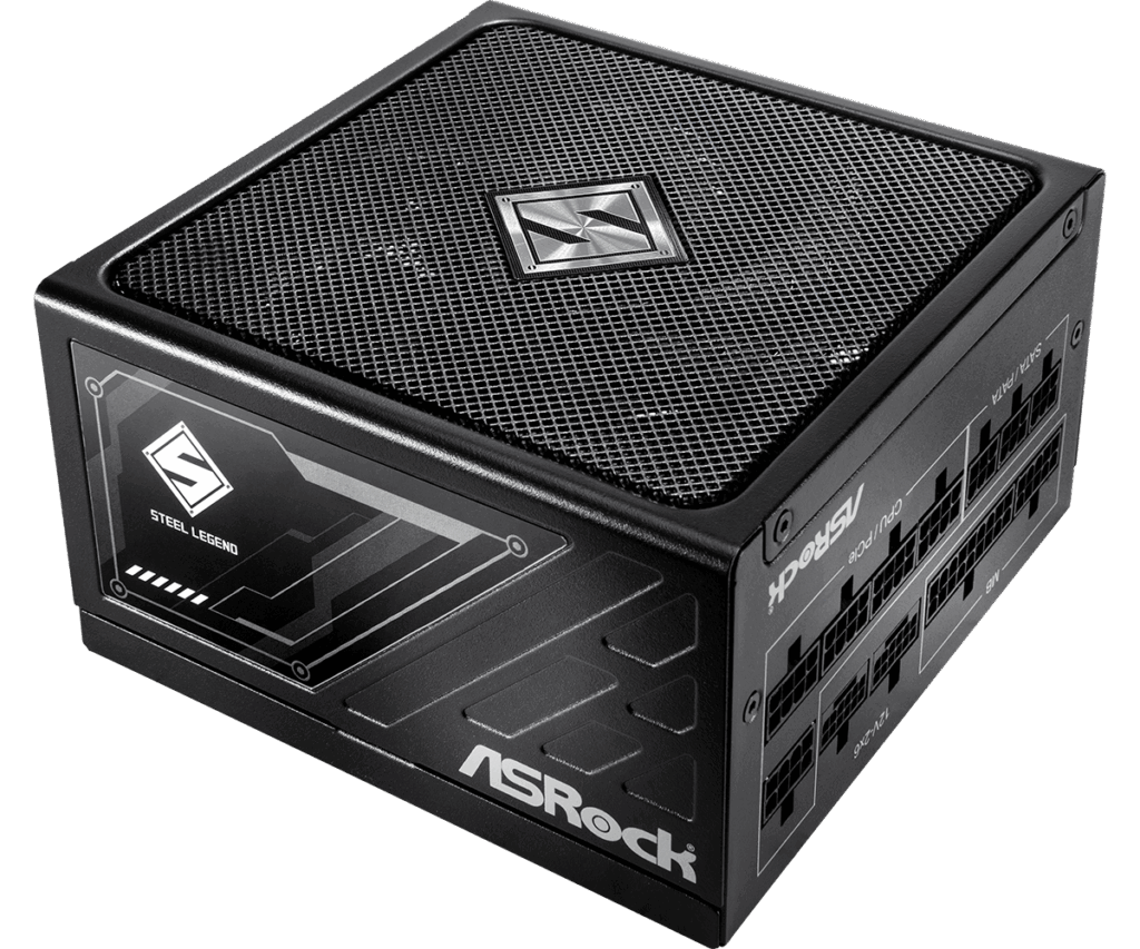 ASRock Steel Legend SL-1200G 1200W 80 PLUS Gold Moduláris Tápegység, fekete - Image 6