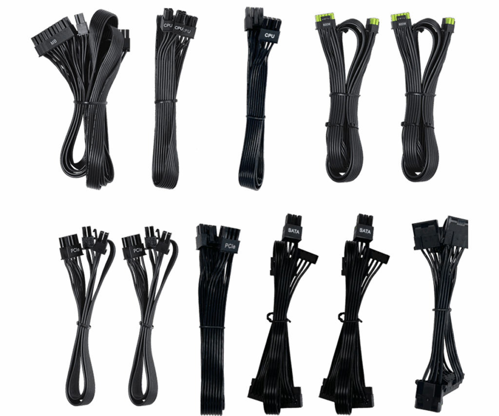 ASRock Steel Legend SL-1200G 1200W 80 PLUS Gold Moduláris Tápegység, fekete - Image 7