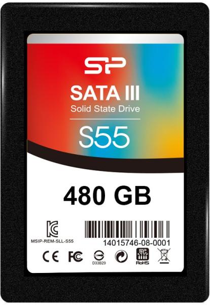 Silicon Power Slim S55 480GB SATA SSD (SP480GBSS3S55S25)
