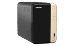Qnap 2-Bay desktop NAS, Intel® Celeron® N5105/N5095 quad-core, 8 GB DDR4 onboard