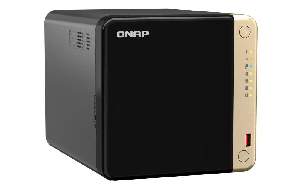 Qnap 4-Bay desktop NAS, Intel® Celeron® N5105/N5095 quad-core, 8 GB onboard not