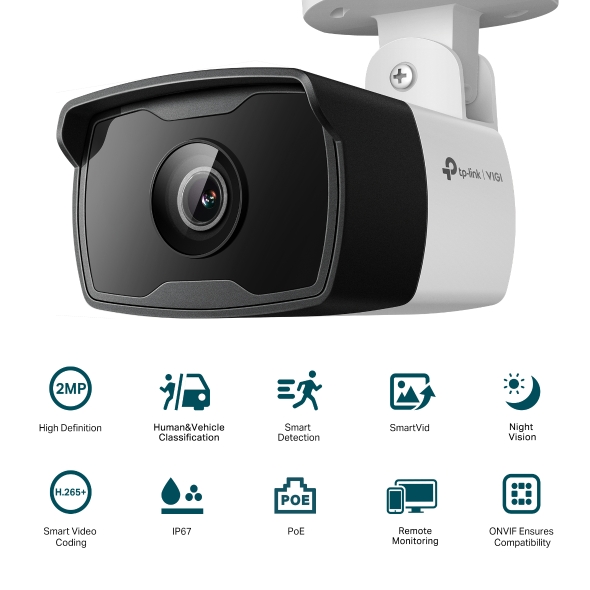 TP-LINK VIGI C320I-4 2MP Outdoor IR Bullet Network Camera