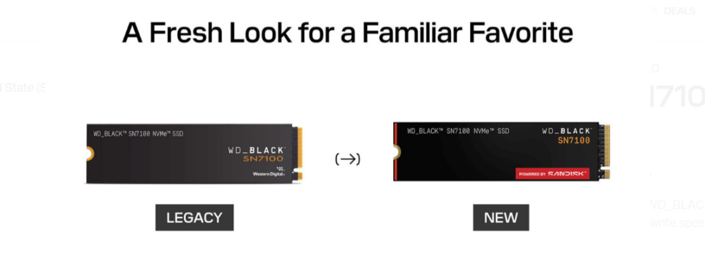 Western Digital SSD 1TB WD Black SN7100 M.2 NVMe PCIe 4.0 x 4 - Image 2
