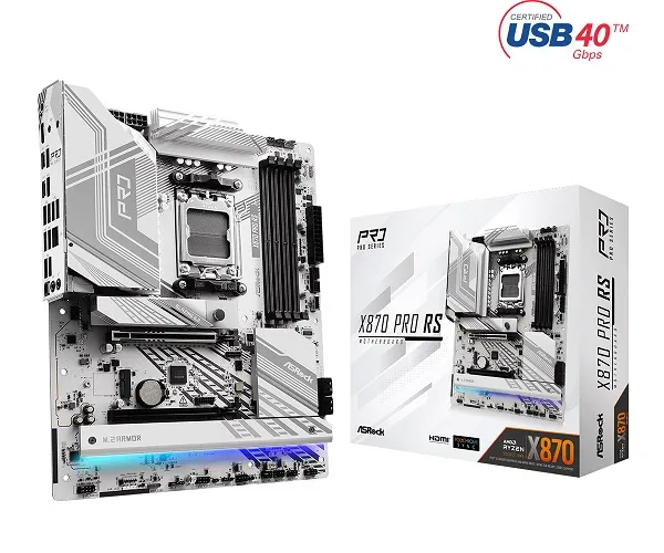 ASRock X870 Pro RS AM5 DDR5 ATX alaplap
