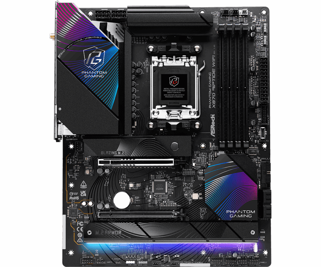 X870RIPTIDEWIFI_1.png ASRock sAM5 X870 RIPTIDE WIFI alaplap - Image 2