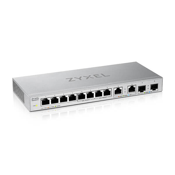 XGS1010-12v2_2.jpg Zyxel XGS1010-12 v2, 12-Port Gigabit Unmanaged Switch with 8-Port 1G + 2-Port 2. - Image 1