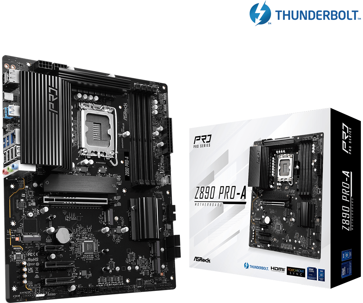 ASRock LGA1851 Z890 PRO-A alaplap
