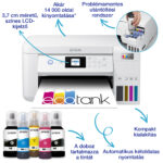 Epson EcoTank L4266 színes tintasugaras A4 MFP, duplex, WIFI, fehér - Image 2