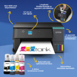 Epson EcoTank L4360 színes tintasugaras A4 MFP, WIFI, duplex, fekete - Image 8