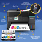 Epson EcoTank L6370 színes tintasugaras A4 MFP, ADF, duplex, LAN, WIFI, fekete - Image 8