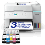 Epson EcoTank L6376 színes tintasugaras A4 MFP, ADF, duplex, LAN, WIFI, fehér