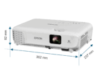 Epson EB-W53 WXGA lámpás projektor, 2xHDMI, 4000 lumen - Image 6