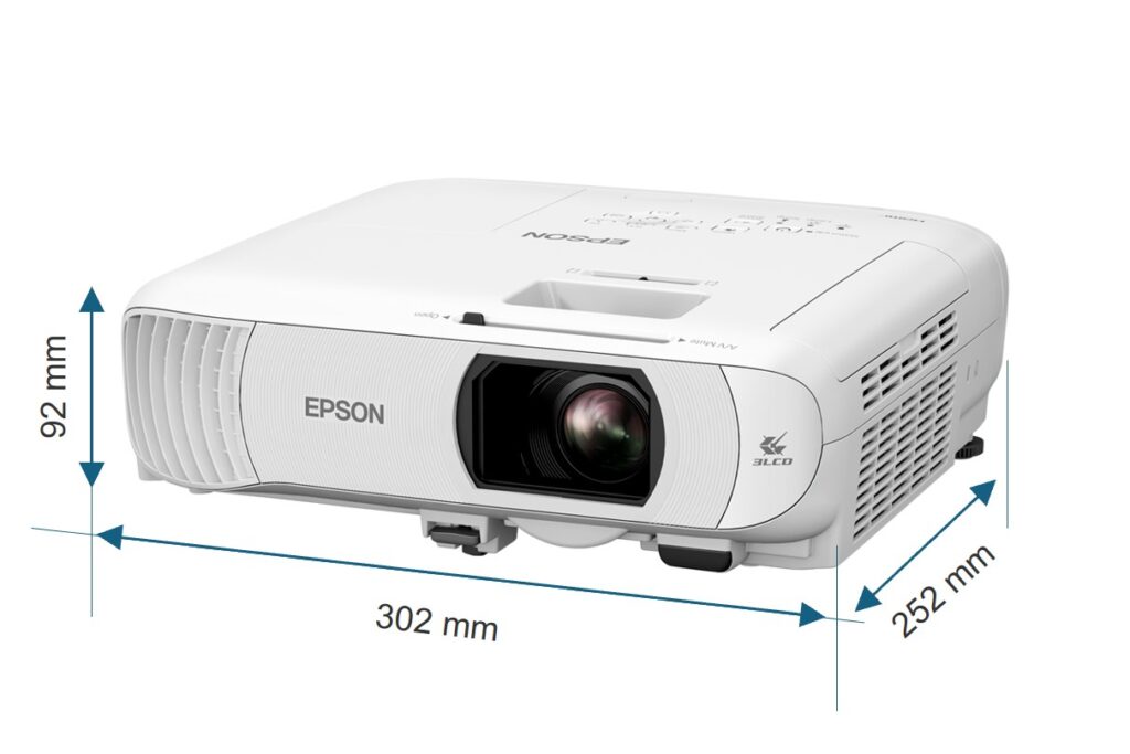 eh-tw840-dimensions.jpg Epson EH-TW840 házimozi projektor, FHD, 2xHDMI, 4000 lumen - Image 5