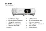 Epson EH-TW840 házimozi projektor, FHD, 2xHDMI, 4000 lumen - Image 6