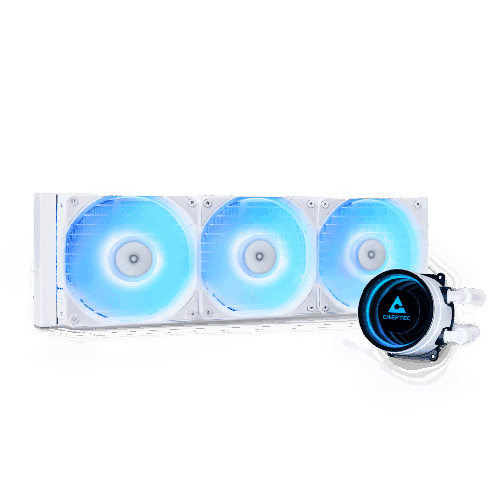 o-product_pic1250623133611_6181.png Chieftec Iceberg 360 RGB CLC-360-RGB-W – 360 mm-es AiO CPU Vízhűtő, fehér - Image 1