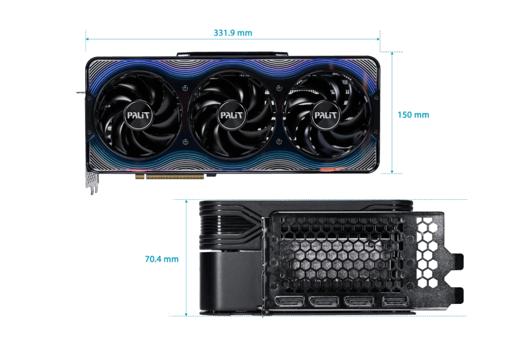 PALIT RTX5090 GameRock 32GB GDDR7 512bit 3-DP HDMI videokártya - Image 6